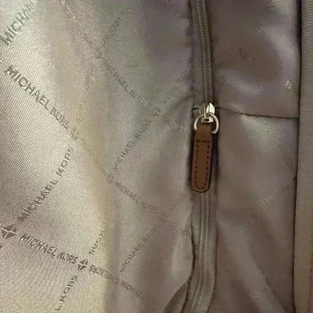 Michael Kors Monogram Carry On Luggage Brown